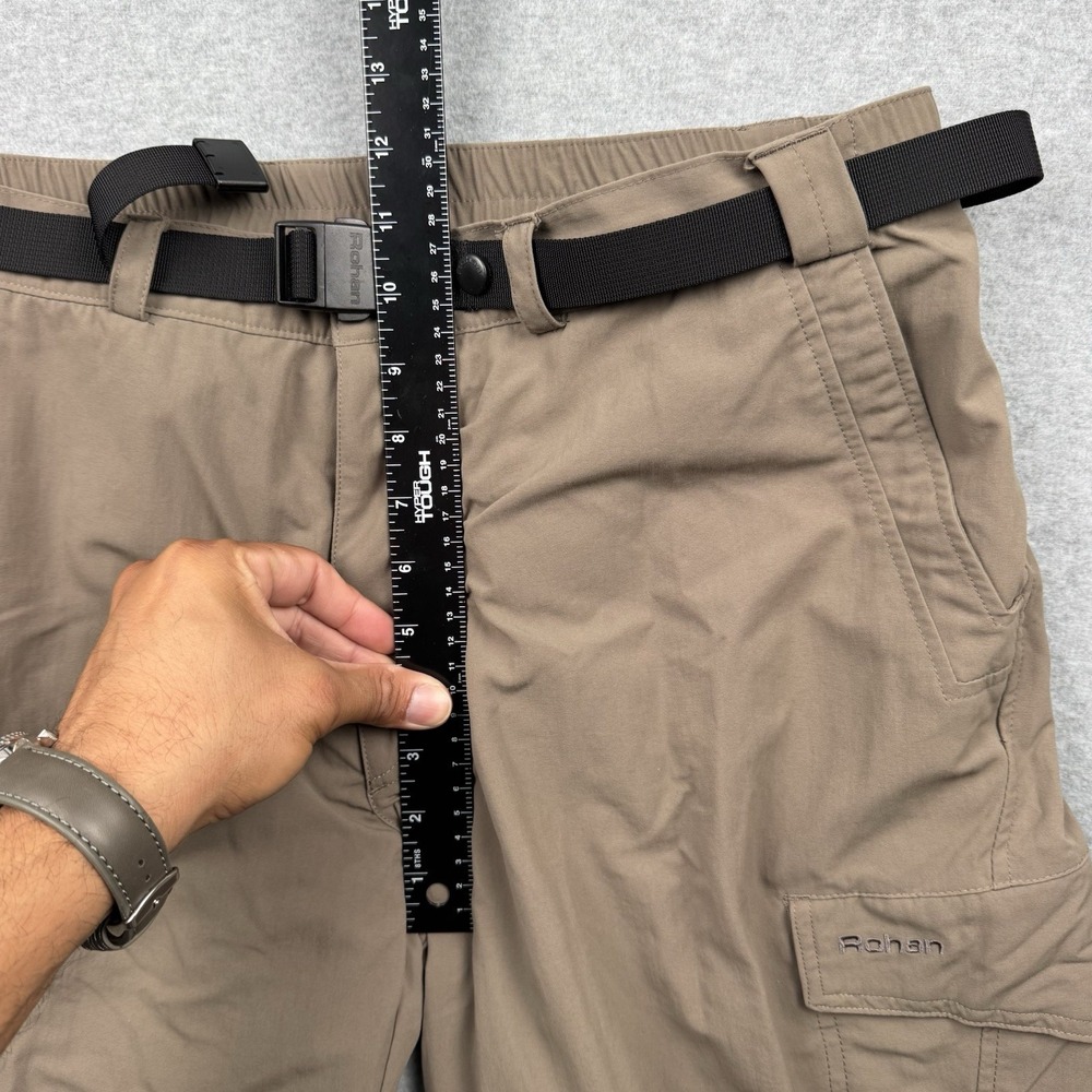Rohan Trailblazers Dry Outdoor Pants Mens Large 36 Tan Polyamide Teflon Hiking - Picture 15 of 16